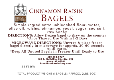 Cinnamon Raisin Bagels