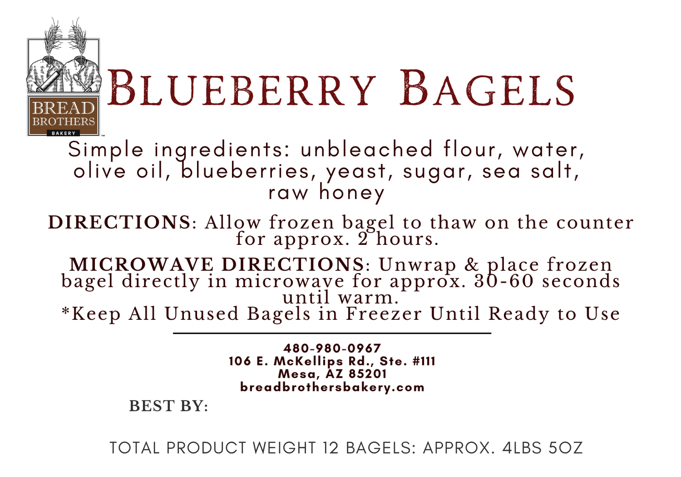 Blueberry Bagels