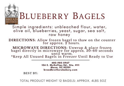 Blueberry Bagels