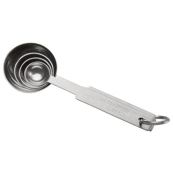 Stainless Steel Round Measuring Spoon Set