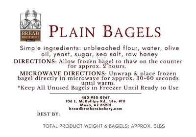 Plain Bagels