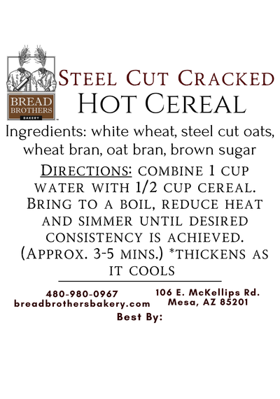 Steel Cut Cracked Cereal