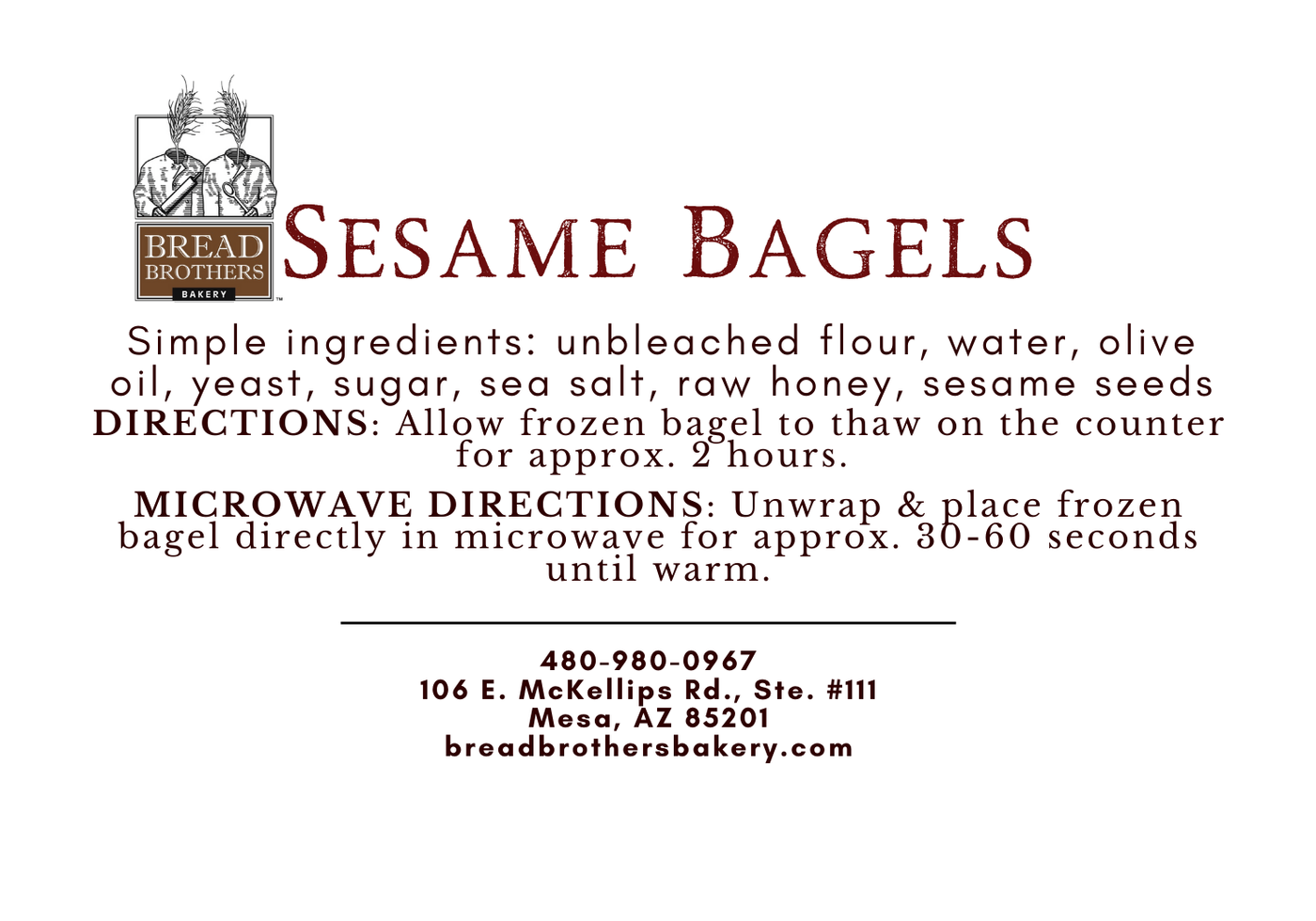 Sesame Bagels