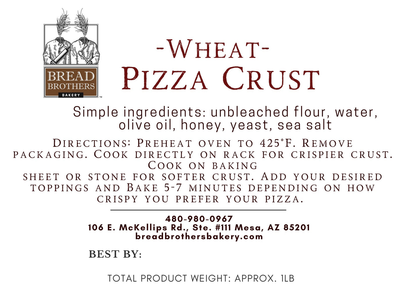 Whole Wheat Pizza Crust