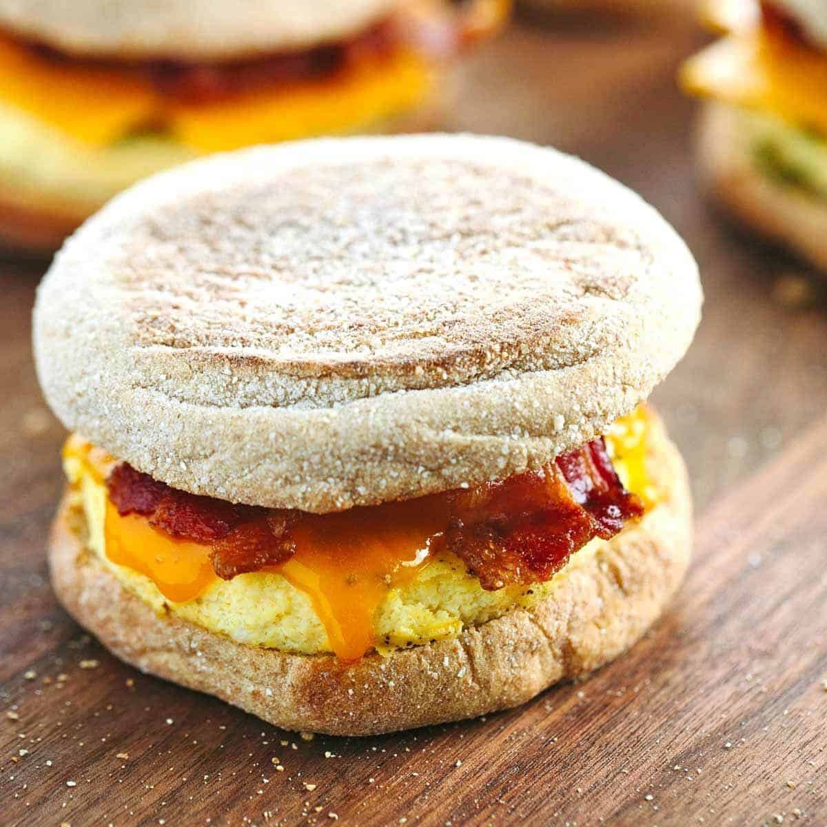 English Muffin Breakfast Sandwiches