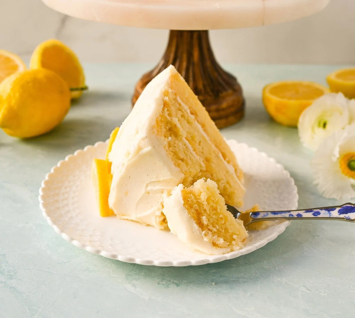 Triple Layer Lemon Cake