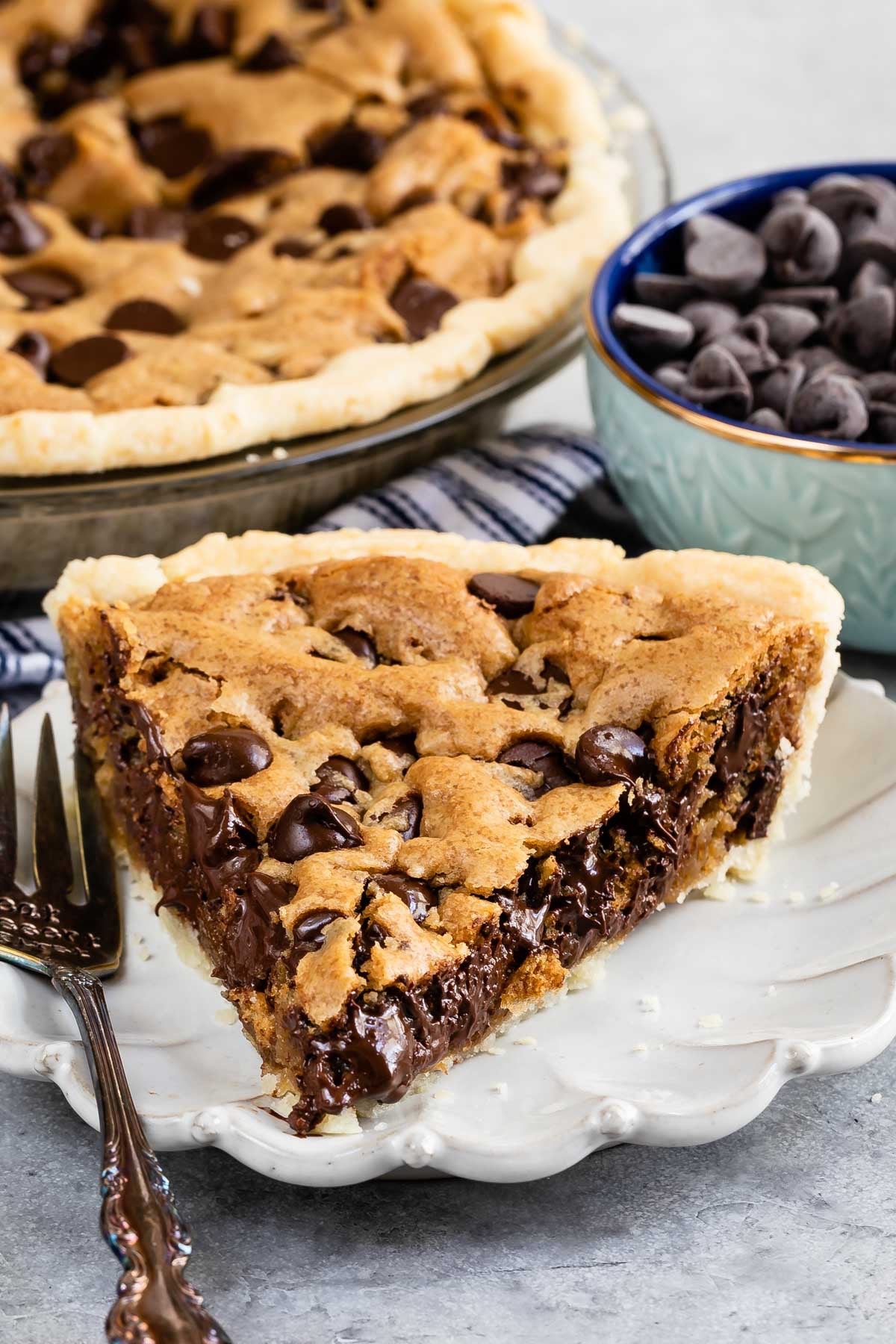 Chocolate Chip Cookie Pie