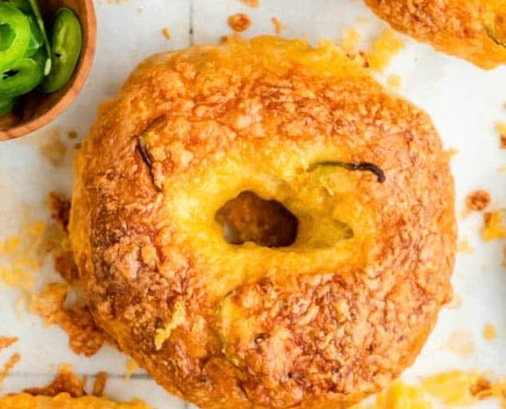 3 Cheese Jalapeño Bagels