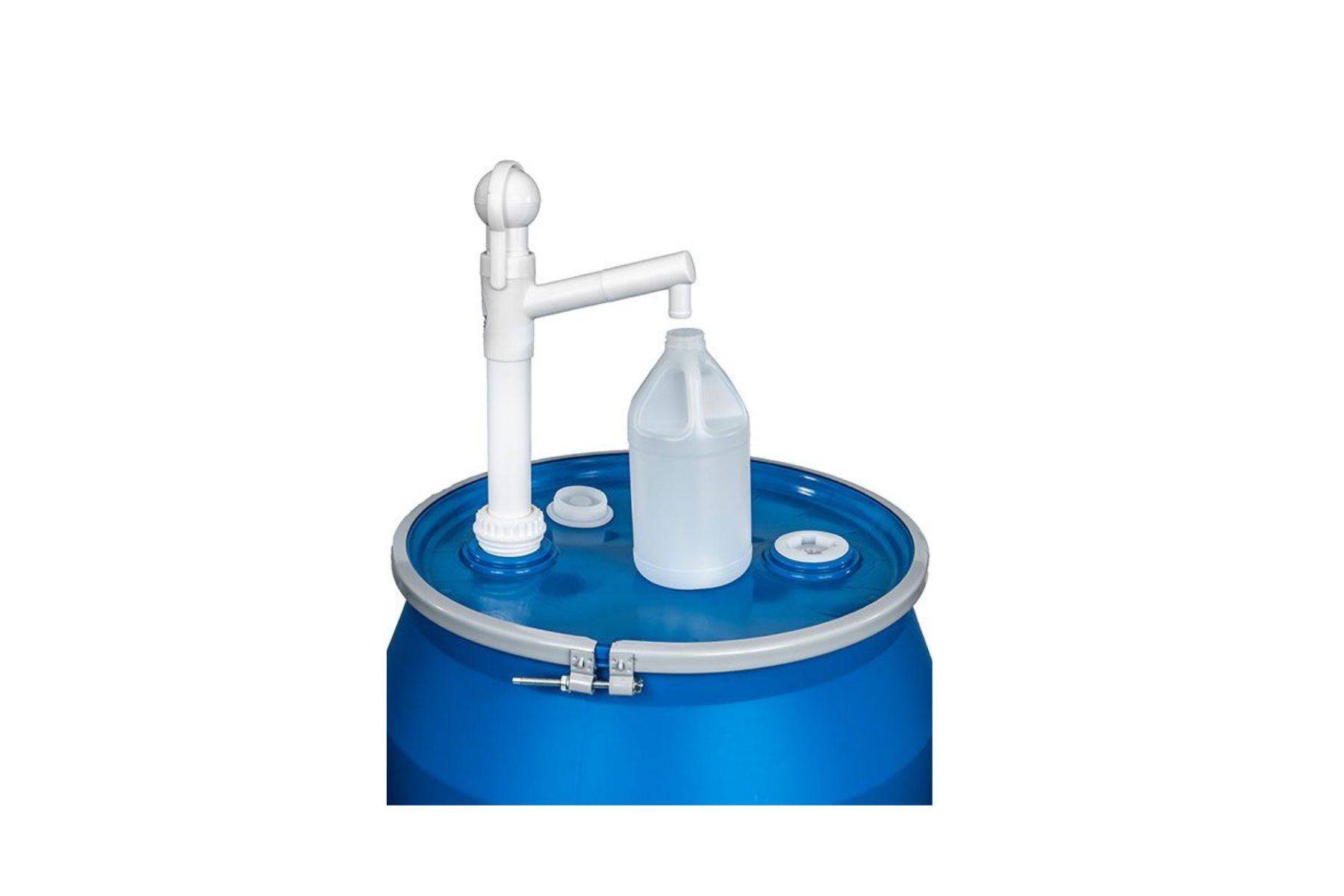 Hand pump for 55 Gallon Water Barrel Bread Brothers Bakery