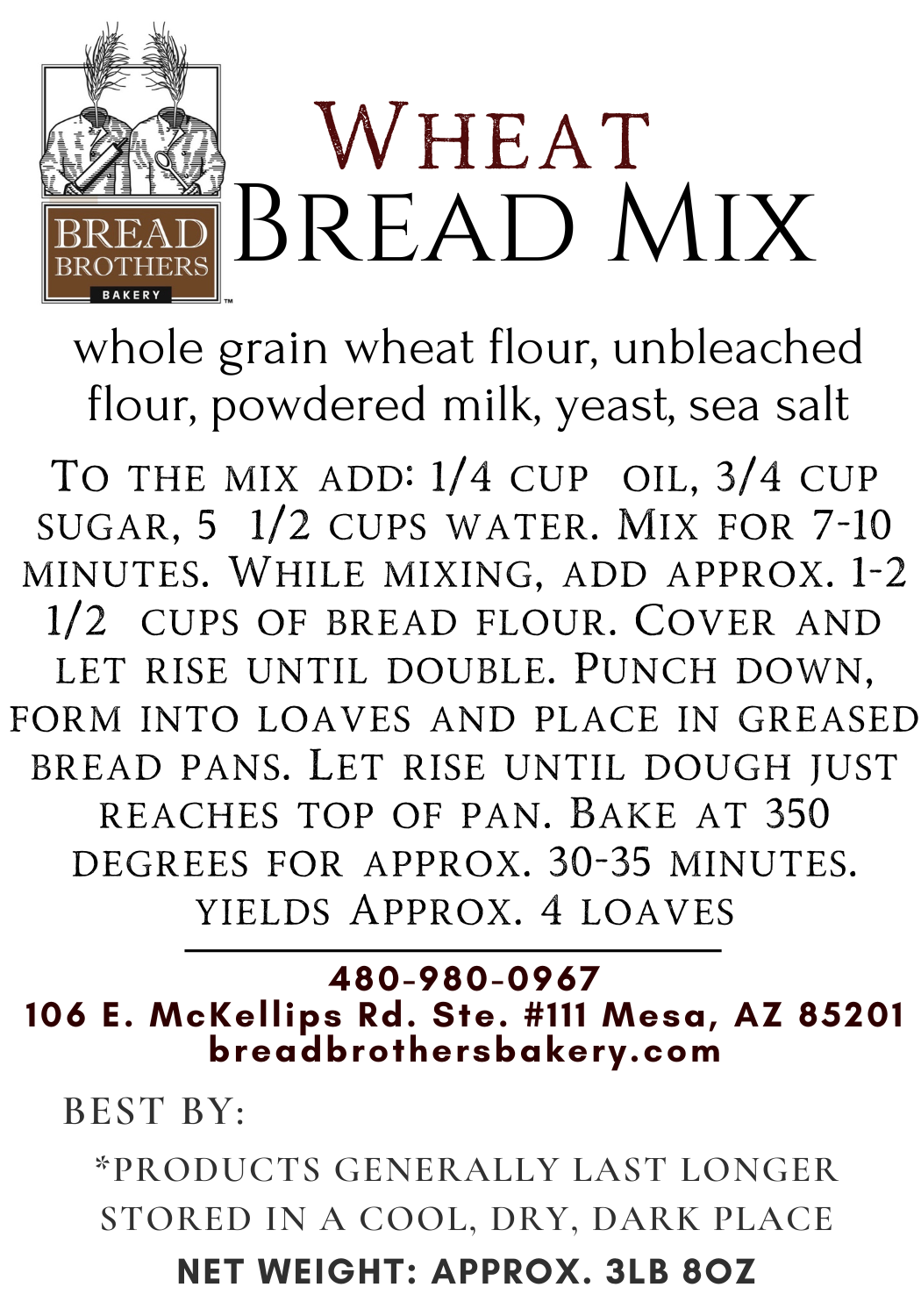 Wheat Bread Mix