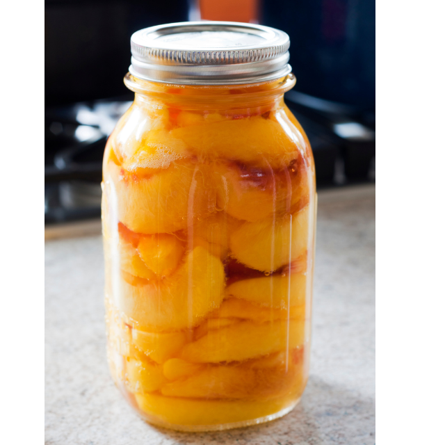 Bottled Peach Slices