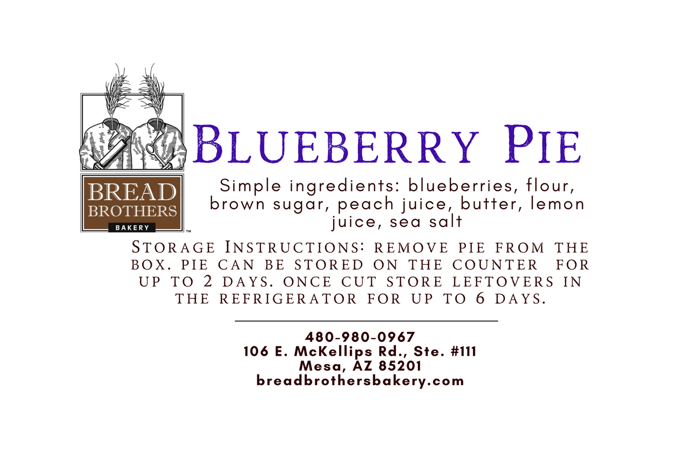 Blueberry Pie