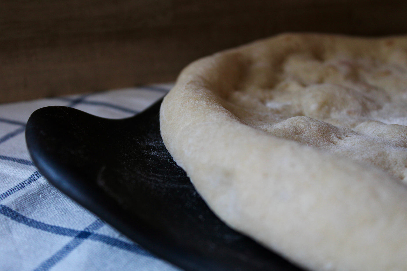 close up Bread Brothers Bakery wheat pizza crust copyrighted image